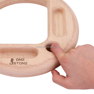 ONE STONES Anpassbare 32mm Holzstatue mit Langlebigem Individuellen Logo für Fingertraining 250mm Außendurchmesser - Product Image 5