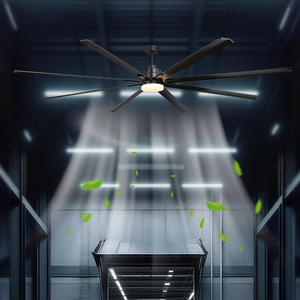 <span class=keywords><strong>Ventilatore</strong></span> da Soffitto con Luce per Camera da Letto Grande, 72 Pollici, 8 Pale, 6 Velocità, Telecomando, Motore DC Moderno, Lampada <span class=keywords><strong>LED</strong></span> - Product Image 2