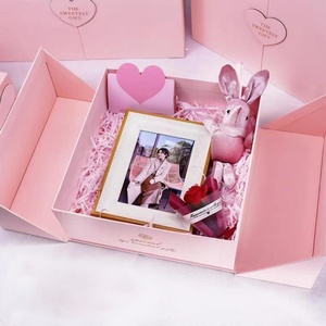 Wholesale Custom High Quality Pink Creative Romantic Fashion <b>Magnetic</b> <b>Gift</b> Box for Valentine Foldable <b>Gift</b> <b>Boxes</b> With Your logo - Product Image 5