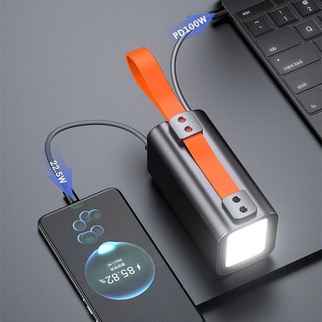 30000mAh PD100W Portable Power Bank Powerbank Fast Charging External Battery Pack Charger for iPhone 15 Laptop Notebook Charger