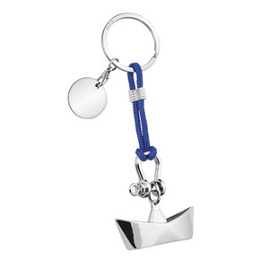 Llavero con Forma de Bote Pequeño con Token Metálico para Hoteles y Negocios - Product Image 1
