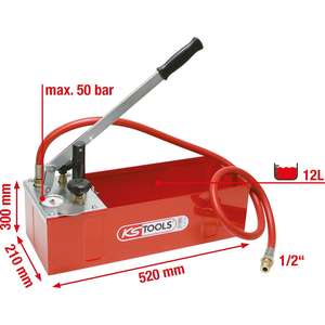 KS TOOLS Pompe d'essai de pression, 12 litres - Product Image 2
