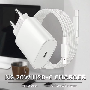 อะแดปเตอร์ชาร์จเร็ว 20W PD 3.0 Type-C หัวปลั๊กแบบ EU สำหรับ iPad โทรศัพท์ แท็บเล็ต (วัสดุ PC เป็นมิตรกับสิ่งแวดล้อม ป้องกันไฟไหม้ ป้องกันการชาร์จเกิน) - Product Image 4