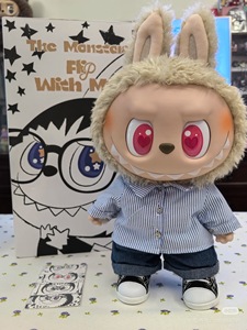 Pop Mart Original les monstres Labubu Flip avec moi en peluche pour labubu vinyle visage poupée PVC Labubu aveugles boîtes - Product Image 2
