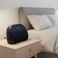 Masseur électrique chauffant transfrontalier à compression chaude et pétrissage pour usage domestique - Coussin et oreiller de massage pour le cou, la taille et le dos