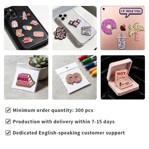 En stock: Pegatinas metálicas <span class=keywords><strong>de</strong></span> corazón <span class=keywords><strong>rosa</strong></span> para teléfono, calcomanías esmaltadas bonitas para carcasa <span class=keywords><strong>de</strong></span> móvil, insignias tipo broche estilo INS dulce y femenino. Directo <span class=keywords><strong>de</strong></span> fábrica, MOQ bajo. - Product Image 6