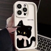 Pour Apple 17 Pro Max - Coque de téléphone en forme de papillon sertie de diamants avec découpes créatives qui lui donnent un look haut de gamme.