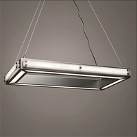 Yihao luxe moderne bague en or éclairage lustre personnalisé hôtel hall Villa escalier décoration pendentifs élégant contemporain