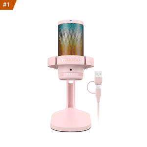 MAONO CASTER Professional Sound Card with 25mm Condenser Studio Microphones Podcast <strong>Audio</strong> <strong>Interface</strong> Live Streaming Bundle Mixers - Product Image 1