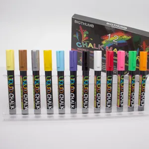 Top Quality liquid chalk fluorescent maker pen window marker - LED board glass window decorations marker pen