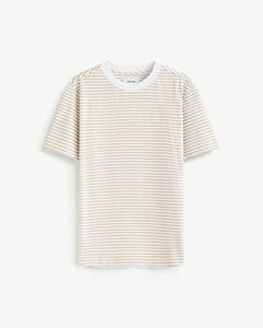 Camiseta Formal de Manga Corta para Hombre, Cuello Redondo, Color Sólido, 100% Algodón, Transpirable, Antiarrugas, Tejido de Punto Ecológico - Product Image 1