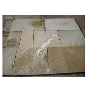 Dalles de pierre naturelle Tint Mint Sandstone pour revêtement mural, revêtement de sol, cour, terrasse, allée, pierre de finition premium pour extérieur - Product Image 5