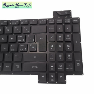 Teclado Retroiluminado RGB SW para Portátil Asus ROG STRIX Gl703gs Gl703gm AEB9BS00010 V170146BK1, Distribución <span class=keywords><strong>QWERTZ</strong></span> - Product Image 3