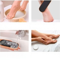 Râpe à pieds en bois double face de haute qualité, outil de pédicure exfoliant, surface rugueuse, pour soins des pieds, éliminateur de peaux mortes, usage domestique et professionnel