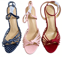 Sandales à talons confortables pour femmes, à bout pointu et bride cheville, design moderne et sexy, idéales pour les soirées, de haute qualité