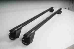 คอมโบแร็คหลังคา-รวมตะกร้าสินค้าสายรัดและตัวเบนทางลม-เหมาะสำหรับการเดินทางทางถนนและการผจญภัยกลางแจ้ง" - Product Image 2