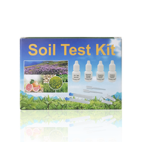Kit de test de sol pour détection de substances dans le jardin, solution de test du pH, des nitrates, du phosphate (PO4) et du potassium