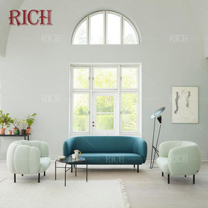 <span class=keywords><strong>Fauteuil</strong></span> décoratif en peau de mouton, chaise de salon, boucle en laine nordique, chaise de canapé, boucle en peluche - Product Image 3