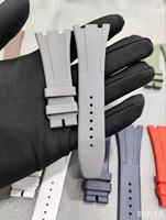 26mm Atmungsaktives Luxus FKM Gummi Uhrenarmband für AP Uhrengehäuse 41mm 39mm Ersatzband Uhrenarmbänder Uhrenband