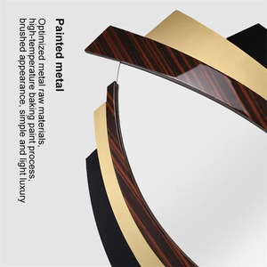 <span class=keywords><strong>Specchio</strong></span> decorativo geometrico per parete 76*120cm luce <span class=keywords><strong>ingresso</strong></span> di lusso in ferro battuto - Product Image 5
