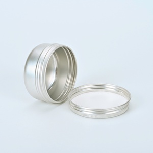 Envase de Aluminio Blanco de 50 ml, Lata Redonda Plateada, Frascos Metálicos para Bálsamo de Perfume Sólido - Product Image 5