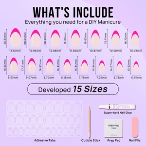Fournisseur de faux ongles Btartbox, ongles artificiels, faux ongles, ongles personnalisés en gros, gels doux de luxe, ongles à presser - Product Image 5