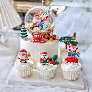 Ornement de gâteau de Noël en acrylique, motif miel et douceur, pour décorations de fête de fin d'année - Product Image 1