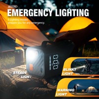 Démarreur de saut de voiture portable multifonctionnel 8 en 1 12V 6000mAh Banque d'alimentation extérieure d'urgence avec pompe à air