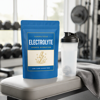 Poudre d'électrolytes à marque privée - Faible teneur en glucides, sans sucre, soutien beauté et immunité, usage adulte, certifiée ISO/HACCP, approvisionnement en vrac