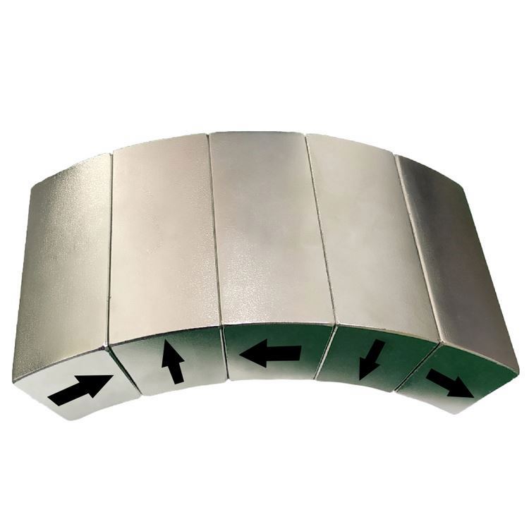 Неодимовый магнит N45 с магнитным подшипником, неодимовый магнит, кольцо, промышленный магнит, постоянный магнит, яркий серебряный N35-N52 из Индии