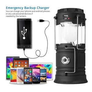 Outdoor Waterproof Portable IP65 Solar Power <strong>Charging</strong> Lantern LED Camping Emergency USB Rechargeable Solar Camping <strong>Light</strong> - Product Image 5