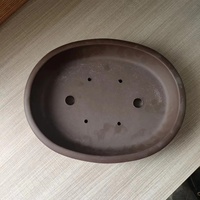 Pots à Bonsaï Ovales Yixing Non Émaillés Écologiques au Design Classique avec Rivets pour la Maison et le Jardin – Meilleures Ventes