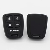 Housse de clé en silicone pour camion Scania R500, étui de protection souple antidérapant pour clé télécommande SCANIA R500