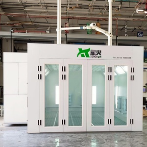 Cabina di Verniciatura Auto Professionale a LED di Alta Qualità con 40 LED, Base a Griglia Completa, per Carrozzeria, Certificazione CE - Product Image 6
