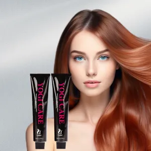 Private Label 50+Kinds Hair Dye Cream Permanent Easy Coloring Hair Color Cream for Salon