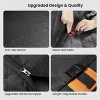 Nouveau style – Tapis de protection imperméable pour siège arrière de voiture, coussin d'extension pour animaux de compagnie, avec panneau creux épaissi en tissu Oxford, tout-en-un
