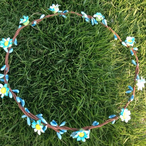 Stile della boemia Corona Corona <span class=keywords><strong>di</strong></span> <span class=keywords><strong>Fiori</strong></span> Da Sposa Garland Fronte <span class=keywords><strong>Capelli</strong></span> Head Band Spiaggia Corona - Product Image 4
