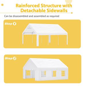 Carpa de PVC Resistente para Fiestas, Eventos y Bodas, con Paredes Removibles, Pérgola, Gazebo, Pabellón - Product Image 5