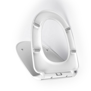 Vente en gros Slimline UF matériel portable blanc paillettes ralentir siège de toilette pour salle de bain - Product Image 3