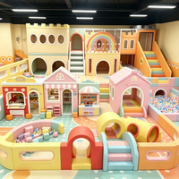 Équipement de jeu intérieur commercial, maison de jeu de rôle, aire de jeux souple pour centre commercial, jardin d'enfants, taille personnalisable