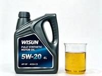 Additifs d'huile lubrifiante entièrement synthétique WISUN SAE 5W-20 API SN SP Haute performance Anti-usure Longue durée de vie Logo personnalisé