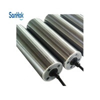 Rouleau électrique en acier au carbone à faible bruit et à haute efficacité de transmission, vitesse de 1,0 m/s à 181,8 m/s, pour machine de convoyage