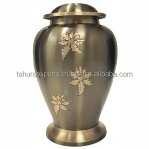 Cremación Cenizas humanas Urna de metal para adultos Hogar clásico Decorativo Últimos suministros funerarios hechos a mano Urnas Más vendidos - Product Image 6