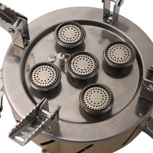 Buena combustión Nuevo diseño Estufa de gas 5 quemadores Estufa de camping de pellets pequeños Portátil - Product Image 1