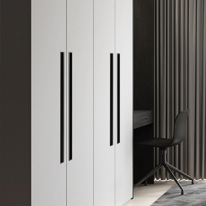 Poignées d'armoires à tiroirs invisibles en alliage de zinc modernes Poignée de meubles de cuisine de style chaud pour voitures, villas, commodes de cuisine mobiles - Product Image 4