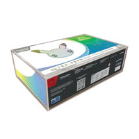 Boîte de protection en acrylique rectangulaire moderne de haute qualité, résistante aux UV, avec aimants puissants, pour la 30e célébration UPC, avec couvercles magnétiques