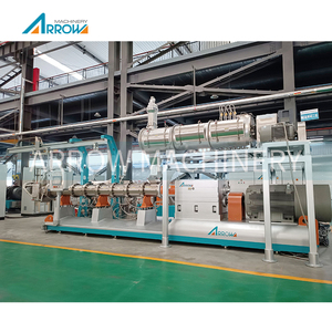 Máquina extrusora de alimentos para mascotas Arrow, línea de producción para masticar perros de doble tornillo completamente automática, nuevo motor para planta de fabricación - Product Image 4