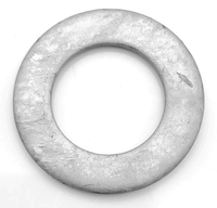 Rondelles plates en acier au carbone zingué M4-M100, conformes aux normes ASTM F436 F436M DIN 125 DIN 126 100 200 300HV, fournies par un fabricant chinois
