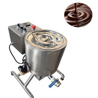 Broyeur/Mélangeur Industriel de Chocolat en Acier Inoxydable 12L / Broyeur à Boules de Chocolat Nouvelle Génération Haute Efficacité Précision Optimale pour Noix