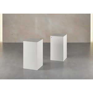 Archivador Moderno de 50x50x90 cm con Puerta y Cerradura, Acabado Blanco, Mueble de Almacenamiento para Oficina - Product Image 1